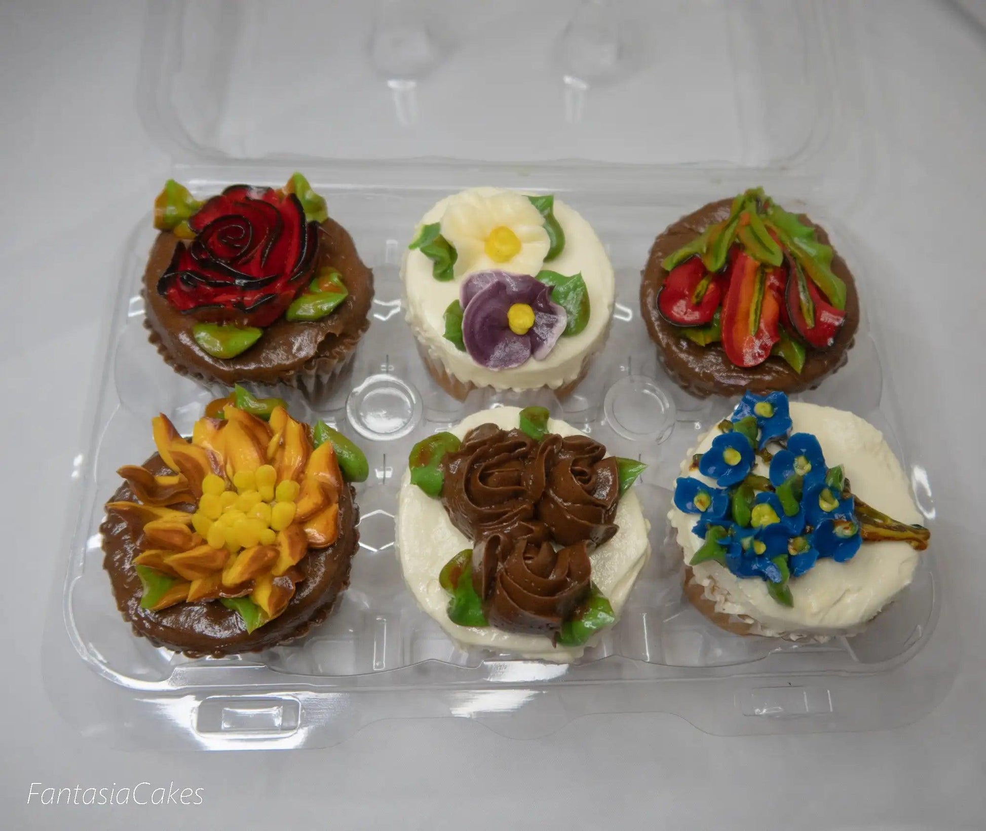 Assorted Bloom Cupcakes - Fantasia